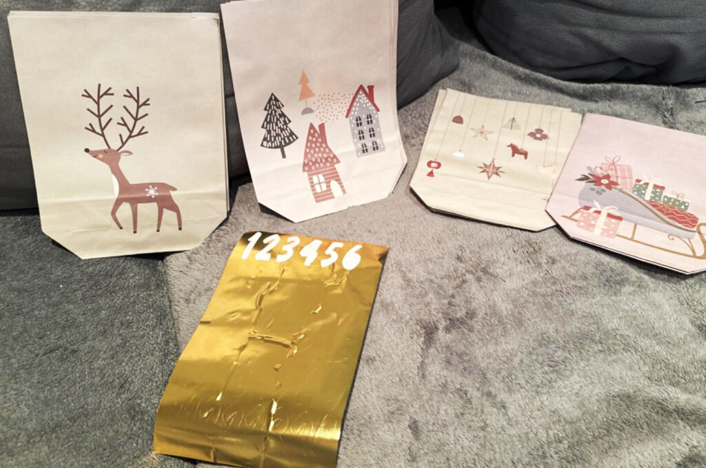 Beim Ablösen der Ziffern sollte man aufpassen, diese reißen schnell ein.