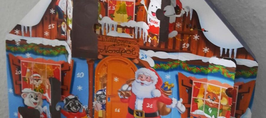 Adventskalender Kinder schokolade