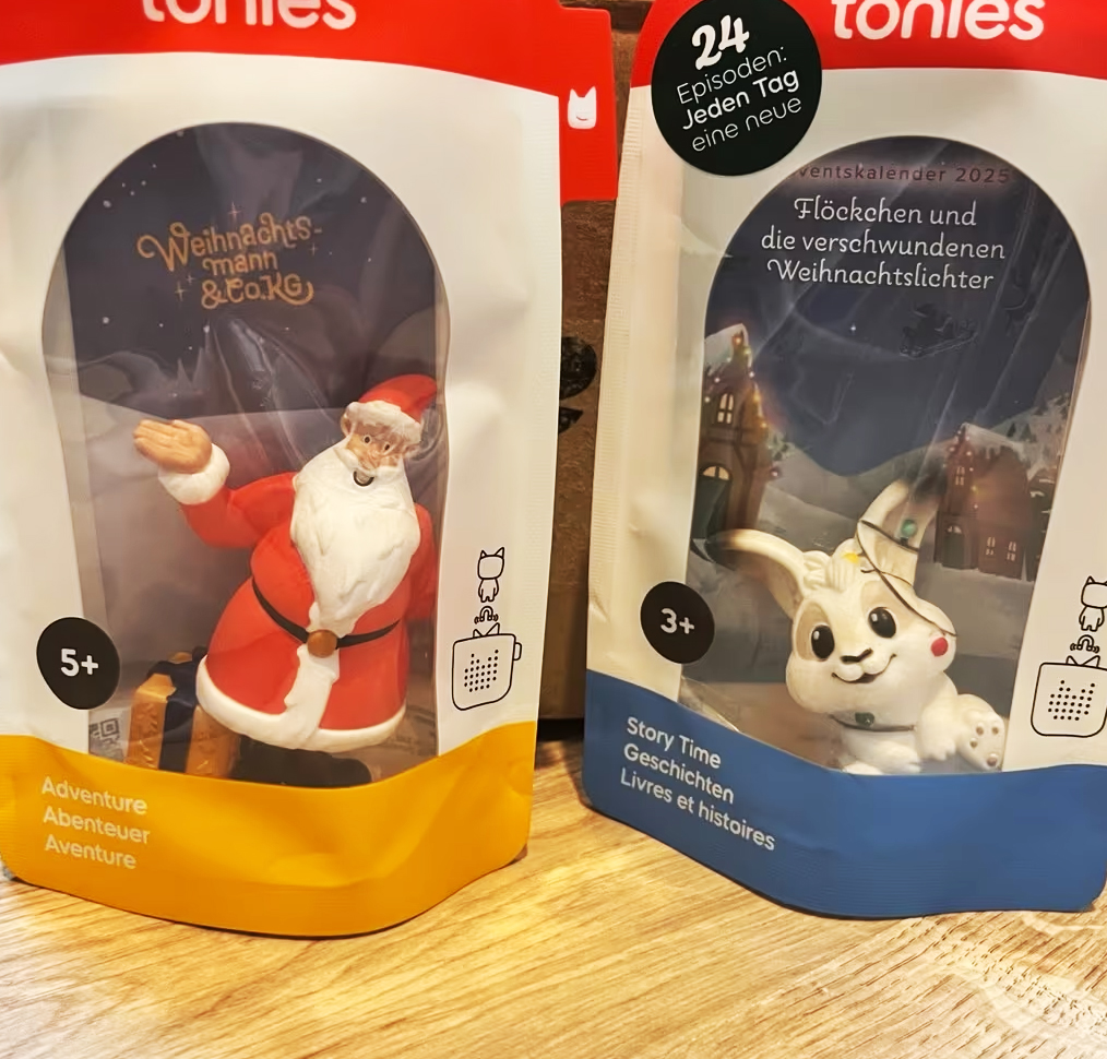 Weihnachtsmann und Flöckchen