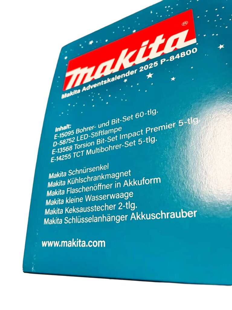 Makita inhalt Adventskalender